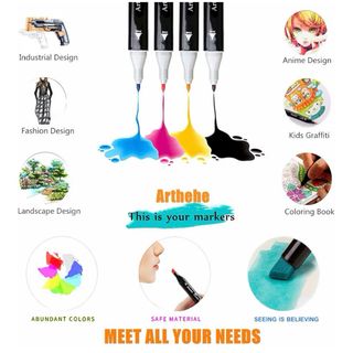 Rotuladores Arthehe 80 Colores Estuche