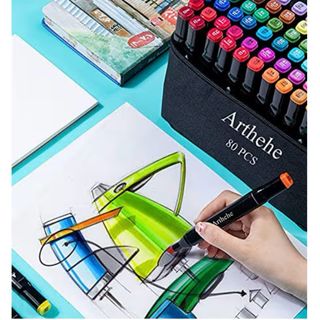 Rotuladores Arthehe 80 Colores Estuche