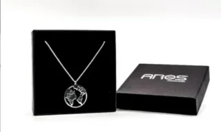 Collar Plata de Ley 925 Mundo