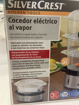 Silver Crest Cocedor Eléctrico al Vapor