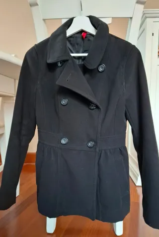 Chaqueta de paño negra