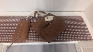 Bolso Desigual Marrón y Beige