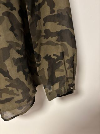 camisa ZARA estampado camuflaje