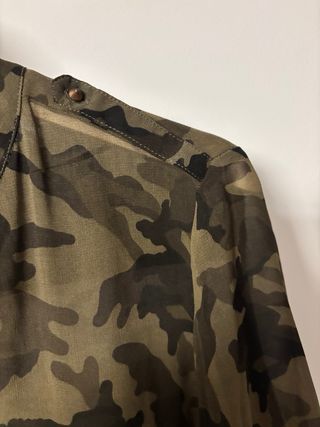 camisa ZARA estampado camuflaje