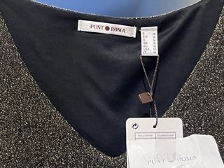 Vestido fiesta dorado brillante