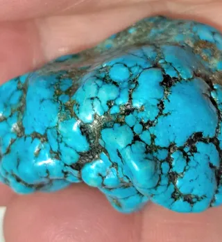 4 pepite turchese India grezze