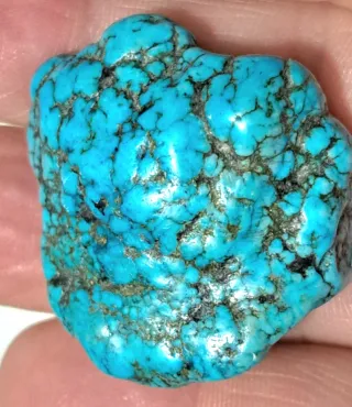 4 pepite turchese India grezze