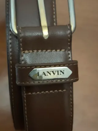 Cintura Lanvin Paris Pelle Vintage