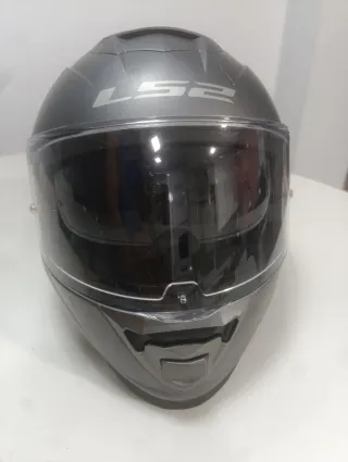 Casco Integral LS2 Storm Gris Mate Talla S