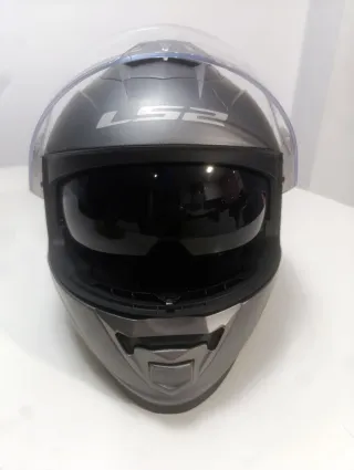 Casco Integral LS2 Storm Gris Mate Talla S