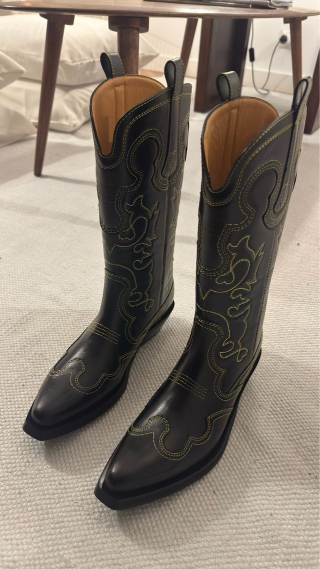 Botas Cowboy Ganni