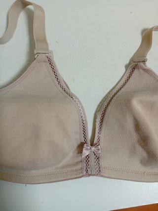 Lote 2 Sujetadores Lactancia Beige y Blanco