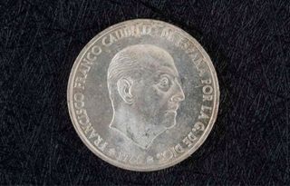 25 Monedas Plata Franco Caudillo España 1966