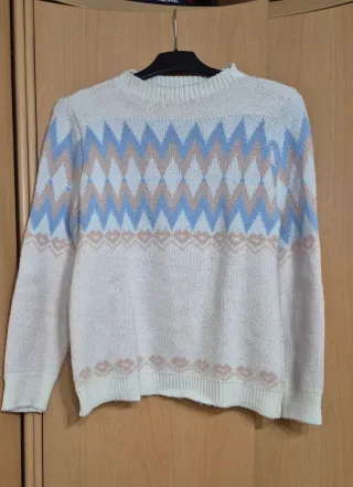 Jersey de lana y mohair multicolor