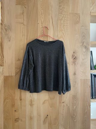 Jersey gris con brillos