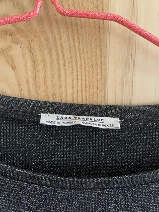 Jersey gris con brillos