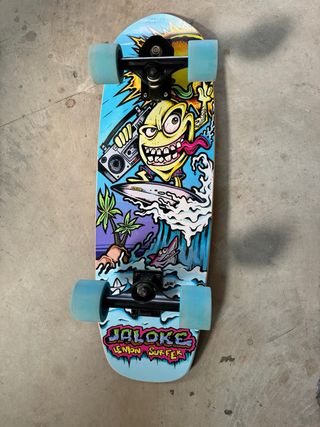 Surfskate con ruote azzurre