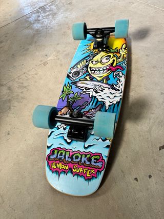 Surfskate con ruote azzurre