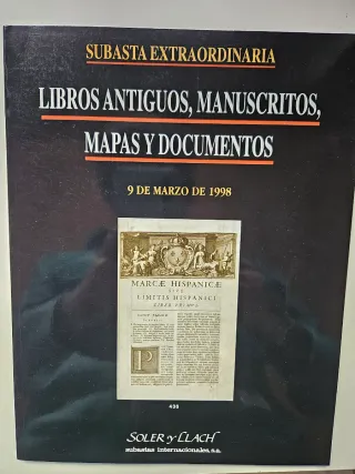Catalogo Asta Libri Antichi Soler y Llach