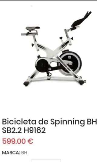 Bicicleta Spinning BH SB2.2