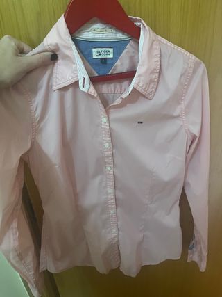 Camisa Tommy Hilfiger Rosa Talla S