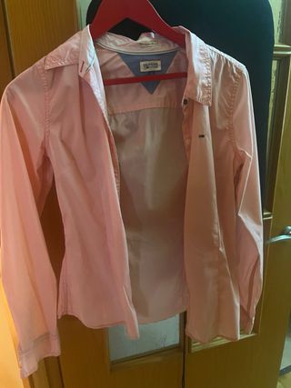 Camisa Tommy Hilfiger Rosa Talla S
