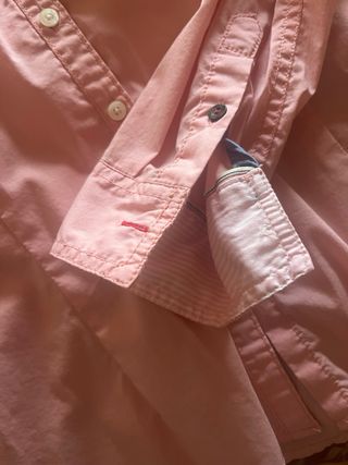 Camisa Tommy Hilfiger Rosa Talla S