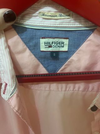 Camisa Tommy Hilfiger Rosa Talla S