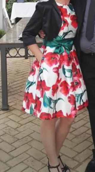 Vestido fiesta floral