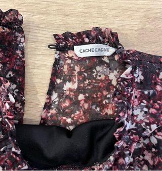 Vestido corto estampado Cache Cache