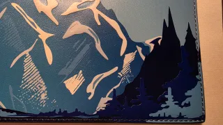 Bolsa Montblanc Ski Jumper Cuero Azul