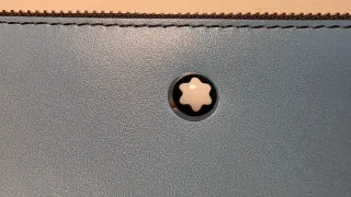 Bolsa Montblanc Ski Jumper Cuero Azul