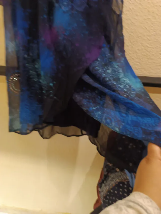 Vestido Desigual asimétrico.