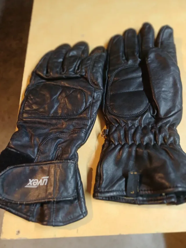 Guantes de cuero talla L Uvex