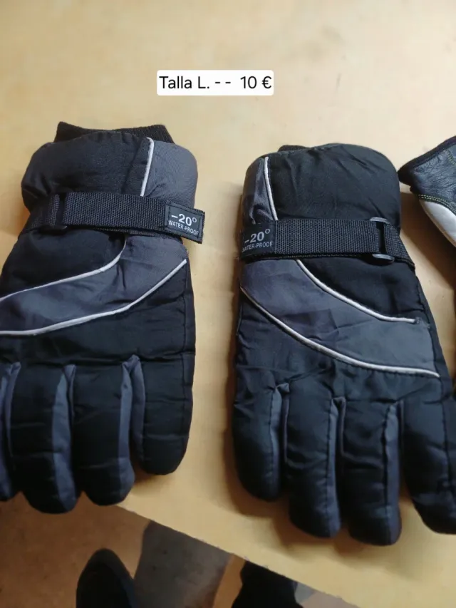 Guantes de cuero talla L Uvex