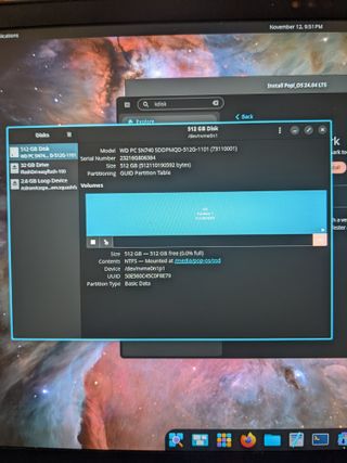 SSD M.2 WD 512GB PCIe Gen 4 Legion Go