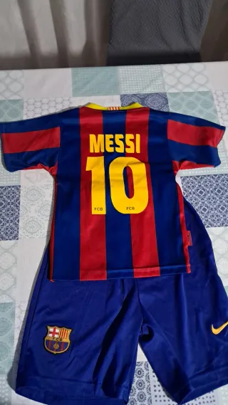 Equipación F.C. Barcelona Messi 10 talla 2