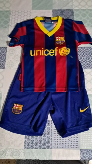 Equipación F.C. Barcelona Messi 10 talla 2