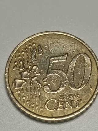 Moneda 50 céntimos 2002 estrella F