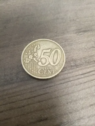 Moneda 50 céntimos 2002 estrella F