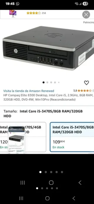 Ordenador de torre HP completo