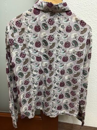 Camisa Nice Things estampado abanicos