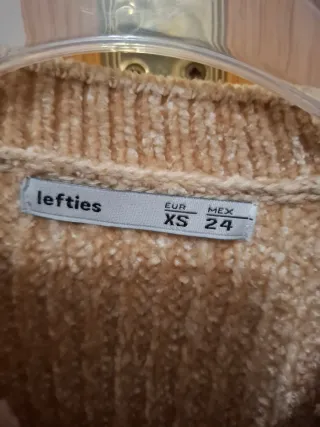 Jersey beige de punto