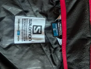 Chaqueta de esquí Salomon mujer azul