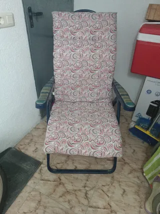 2 Sedie Sdraio Pieghevoli