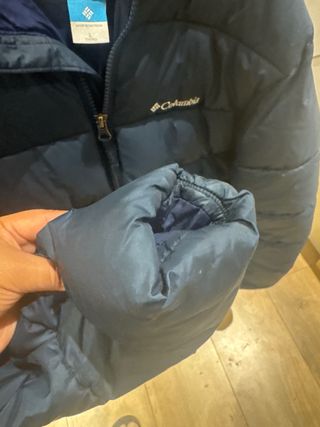Chaqueta Columbia plumífero azul