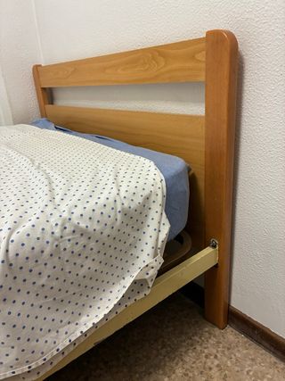 Cama individual 90cm madera