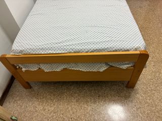 Cama individual 90cm madera