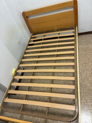 Cama individual 90cm madera