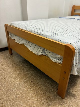 Cama individual 90cm madera